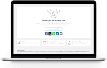 当与 iFOREX 进行交易时，您有机会利用我们的特别推荐计划。<br>这意味着您邀请的每一位好友在他们为其账户注资激活后，您都可以获得一份交易红利。